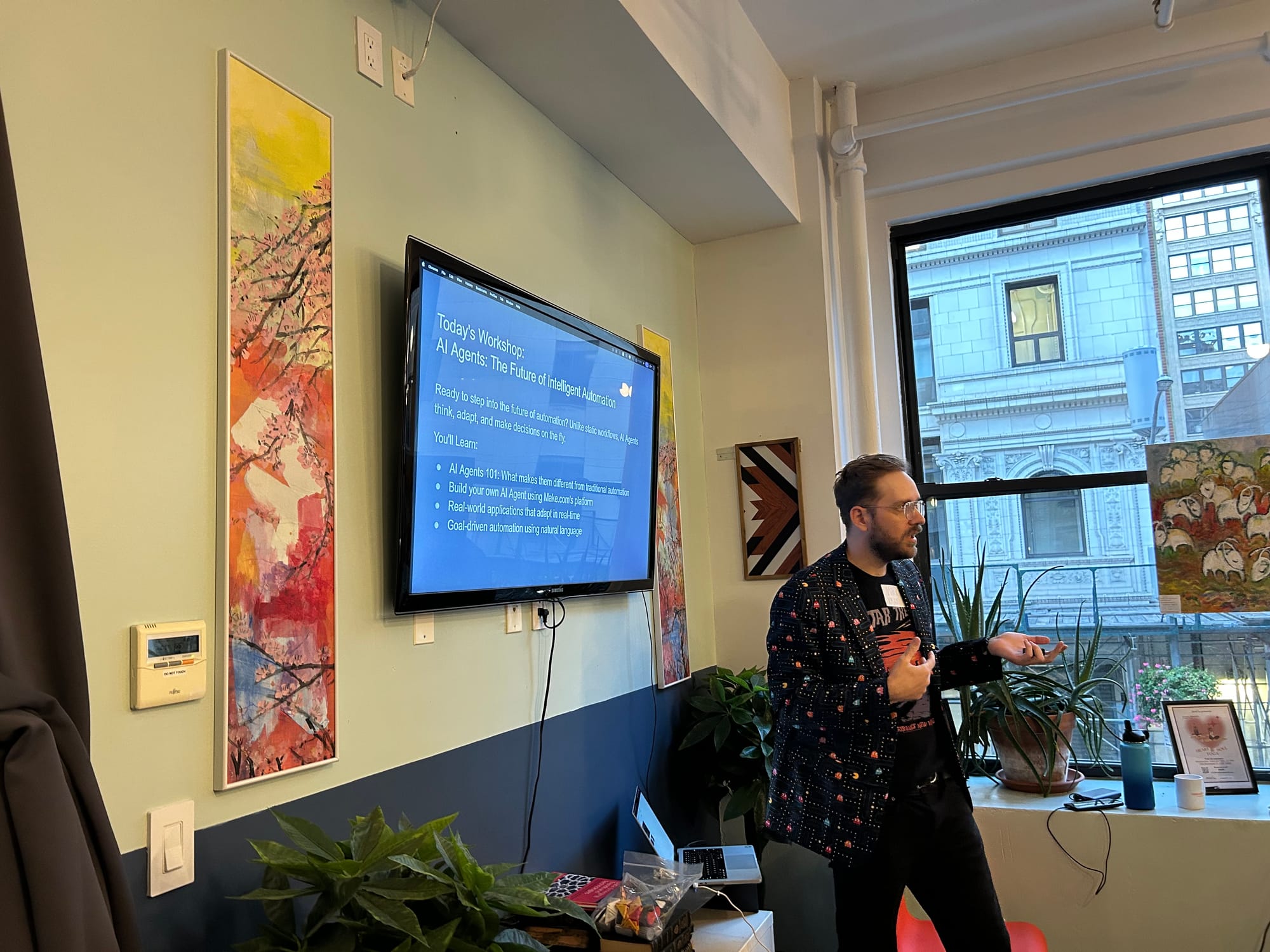Mark Campos presenting